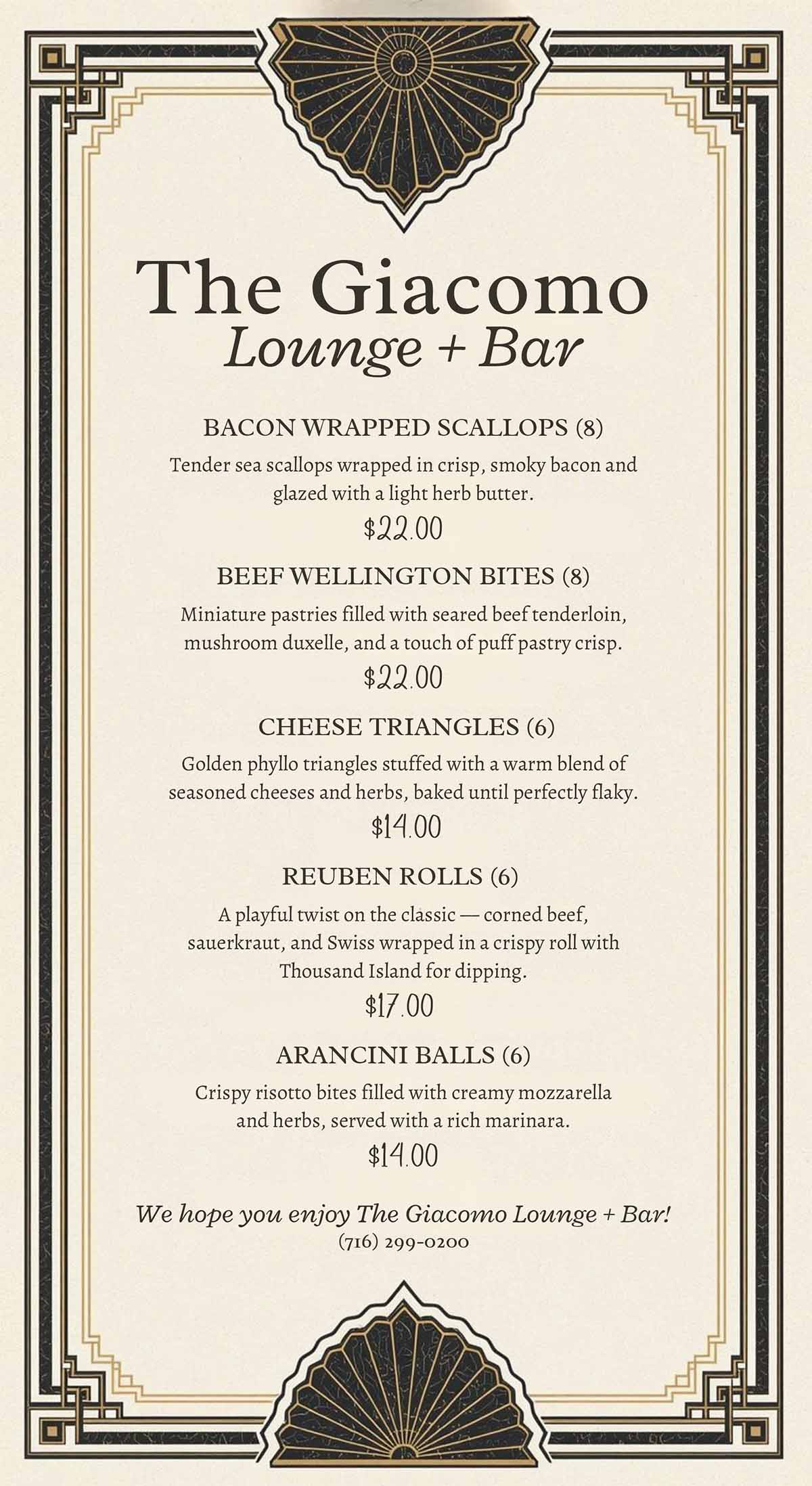 Giacomo-Menu-1 Giacomo Menu